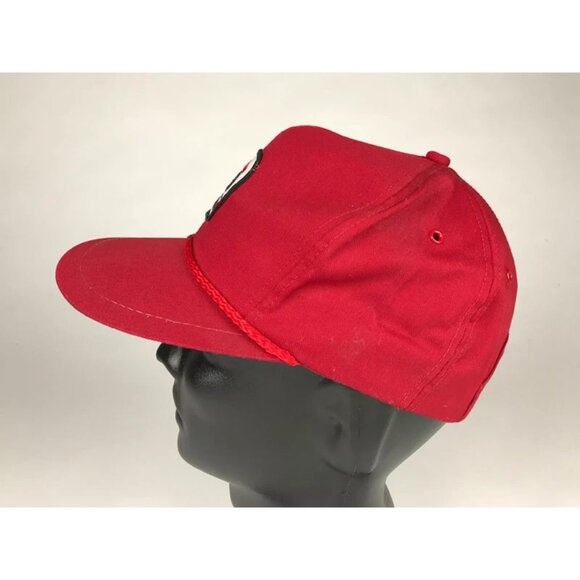 K-brand Ruan Mens Sewn Patch Mesh Adjustable Strap Trucker Snapback Hat Size OS - Picture 4 of 6